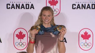 Summer McIntosh becomes 1st Canadian to win gold 3x at a single Olympic Game