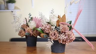 Easy DIY Dried Floral Arrangements | Learn How to Make Dried Flower Arrangements