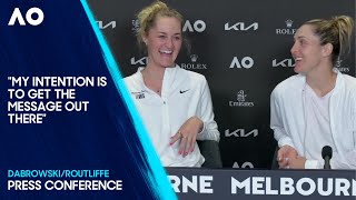 Dabrowski/Routliffe Press Conference | Australian Open 2025 First Round