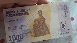 Madagascar Ariary Banknotes (Series 2017)