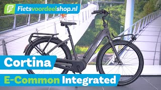 Cortina E-Common Integrated DB7 - Handige Transportfiets met Accu in het Frame