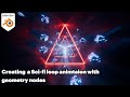 Creating a Sci-fi loop animation with geometry nodes - Blender Tutorial