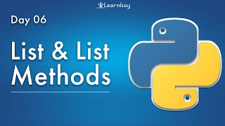 List & List Methods Python Programming Tutorial | Free Python for Data Science | Beginners Guide