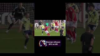 BRENNAN JOHNSON VOLLEY | GOAL OF THE WEEK | Premier League | Nottingham 1-0 Leeds