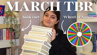 march tbr: randomly choosing books from my tbr cart using Wheel of Names 📚✨💘 monthly tbr