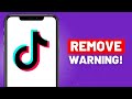 How To Remove Account Warning on TikTok! (2024)