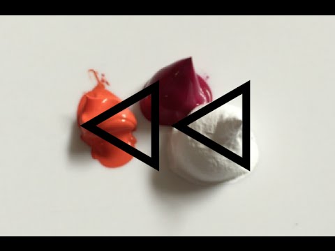 REVERSE Acrylic Paint Colour Mixing - #12 (BUBBLEGUM PINK) REVERSE Acrylic Paint Colour Mixing - #12 (BUBBLEGUM PINK)