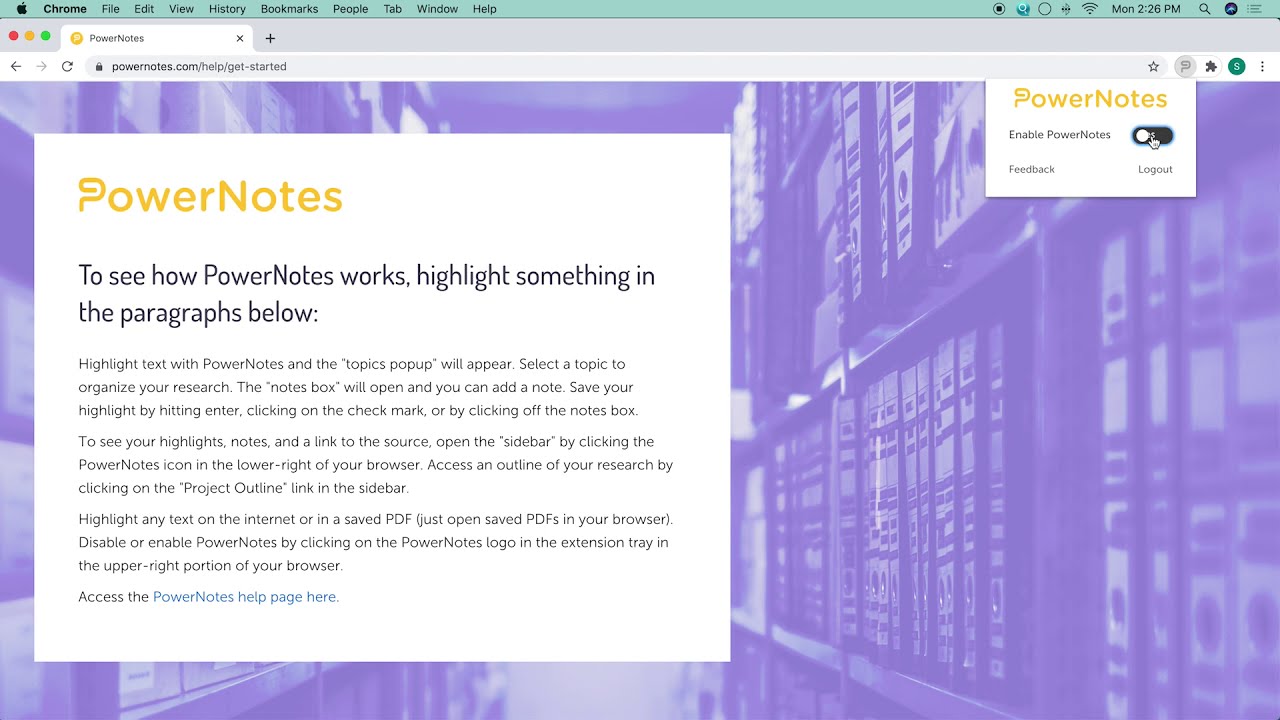 Powernotes Research Note Taking Overview Tutorial Youtube