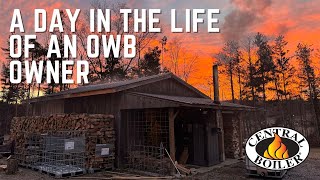 A Day in the  Life of an Outdoor Wood Boiler Owner - Central Boiler Classic Edge 550