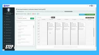 BSRS version 2.0 Scenario 02 - How to Edit or Update a Training Schedule