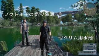 #26.5 FF15　番外編 ノクトのFisherman 's Life Day 4 朝と昼 ゼクサム用水池 ほんのり実況　FFXV PS4 JPN