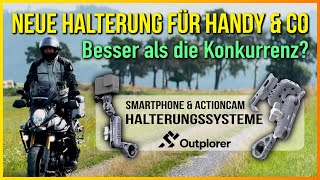 Handy \u0026 Action Cam Halterung am Motorrad - Neu und besser als andere?