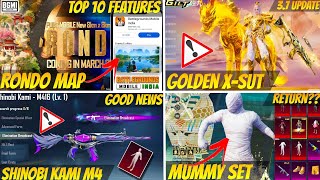 Rondo Map 3.7 Update Leaks | New Golden X-Sut 3.7 Update !! | Shinobi Kami M416 | Mummy Set Return??