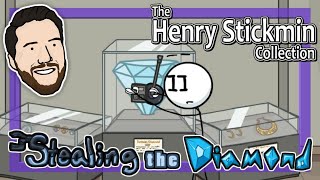Stealing the Diamond (Remastered) - The Henry Stickmin Collection (All Fails, Endings, & Bios)