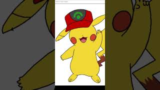 Python turtle🐢| draw Pikachu using python turtle🤩😎#python #shorts