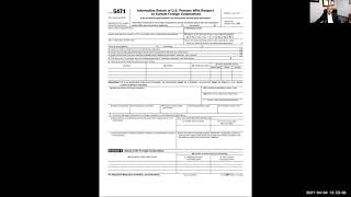 Form 5471 Category 2 Filer