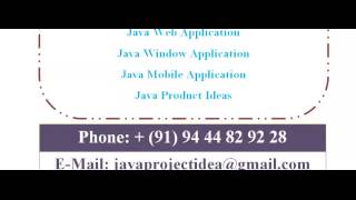 JAVA PROJECTS IN AUSTRALIA