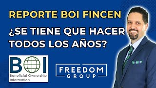 ¿Hay Que Hacer El Report BOI FINCEN Cada Año?