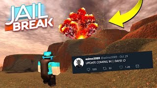 Volcano Eruption Coming In Jailbreak Roblox Videos 9tube Tv - volcano eruption coming in jailbreak roblox