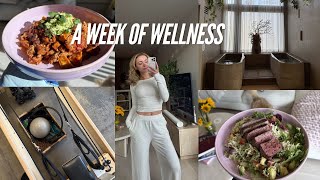 A WEEK OF WELLNESS | workouts, healthy meals, recovery, self-care and managing pms