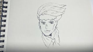 How to draw Rohan Kishibe in 7 minutes | Jojo