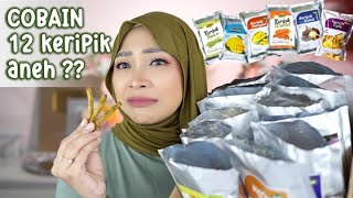 ANEH RASANYA ?! REVIEW MAKANAN KRIPIK SAYUR \u0026 BUAH VIRAL !!