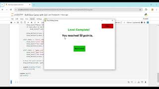 Rolling Dice game With GUI | Python Project | Source Code