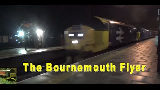 BR Large Logo 37401 \u0026 DRS 37405 Haul The Bournemouth Flyer Through Bescot 22/8/15