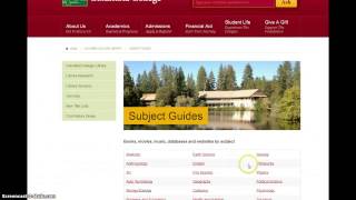 Introduction to Library Webpage