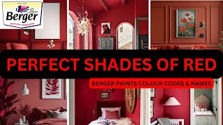 Top 10  Red paint color codes Berger Paints ! Berger Paints Red Colour Codes | Red Colour