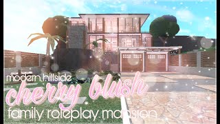 Bloxburg Aesthetic Blush Pink Mini Mansion 80k