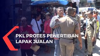 Aksi Protes Warnai Penertiban PKL di Kota Kupang