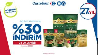 Jacobs Ürünlerinde %30 İndirim