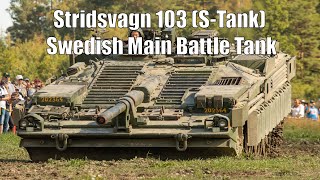 Stridsvagn 103 (S-Tank) Action Show - Arsenalen [4K]