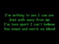 All That Remains  The Waiting One (Lyrics)