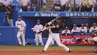 2018.6.19 福岡ソフトバンクホークス 川瀬晃 プロ初打点となる先制の2点タイムリーヒット