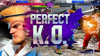 NASTY PERFECT KO! - Street Fighter 6 Open Beta Guile Gameplay