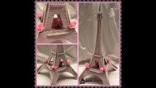 Shabby Chic Eiffel Tower - Crafter's Castle with Create For Less