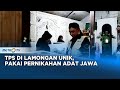 Keunikan Penampilan KPPS di TPS Lamongan, Pakai Pernikahan Adat Jawa