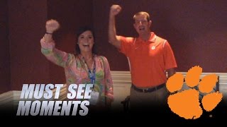 Dabo Swinney Cadence Count with ACCDN's Courtney Cox | ACC Must See Moment