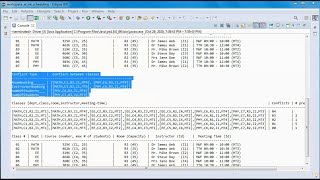 Class Scheduling + Hill Climbing algorithm + JAVA