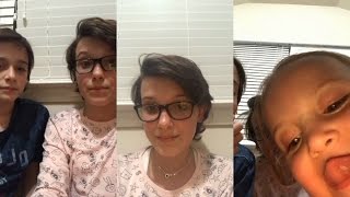 Millie Bobby Brown | Instagram Live Stream | 8 April 2017 w/ Noah Schnapp \u0026 Ava Brown #Part2