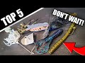 5 Lures to Try BEFORE Summer Ends! (Fishing Lure TIPS!)