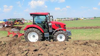 Irum Tagro tractor plowing (sound 00:22-) 2021 4k