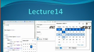 Lecture:14 How to add date,month,week and time in forms. #forms #html5 #beginners #awz