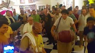 Bhadra Prabhu Chants Hare Krishna in Alachua on Gaura Purnima Evening