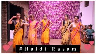 Haldi ceremony .. sister's dance..self prepared