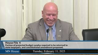 House panel hears bill proposing constitutional amendment to return surpluses to taxpayers 2/11/25