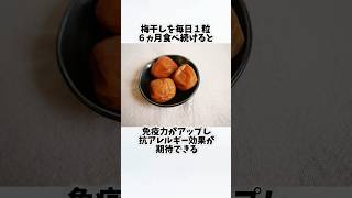 梅干しを毎日食べたらどうなるの？②【30秒でわかる効果まとめ】#梅干し #ダイエット #筋トレ #美容 #健康 #雑学 #ナレーター #小林将大