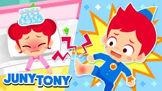 🤒 Juny y Tony Están Enfermos! 🤕 Canciones Infantiles | JunyTony en español